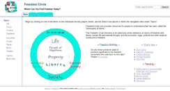 Desktop Screenshot of freedomcircle.com